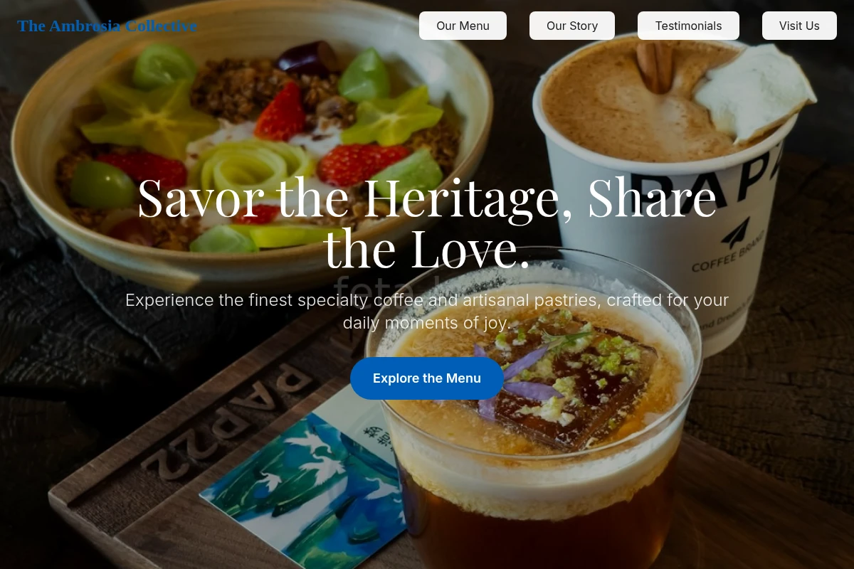 Cafe Specialty Food